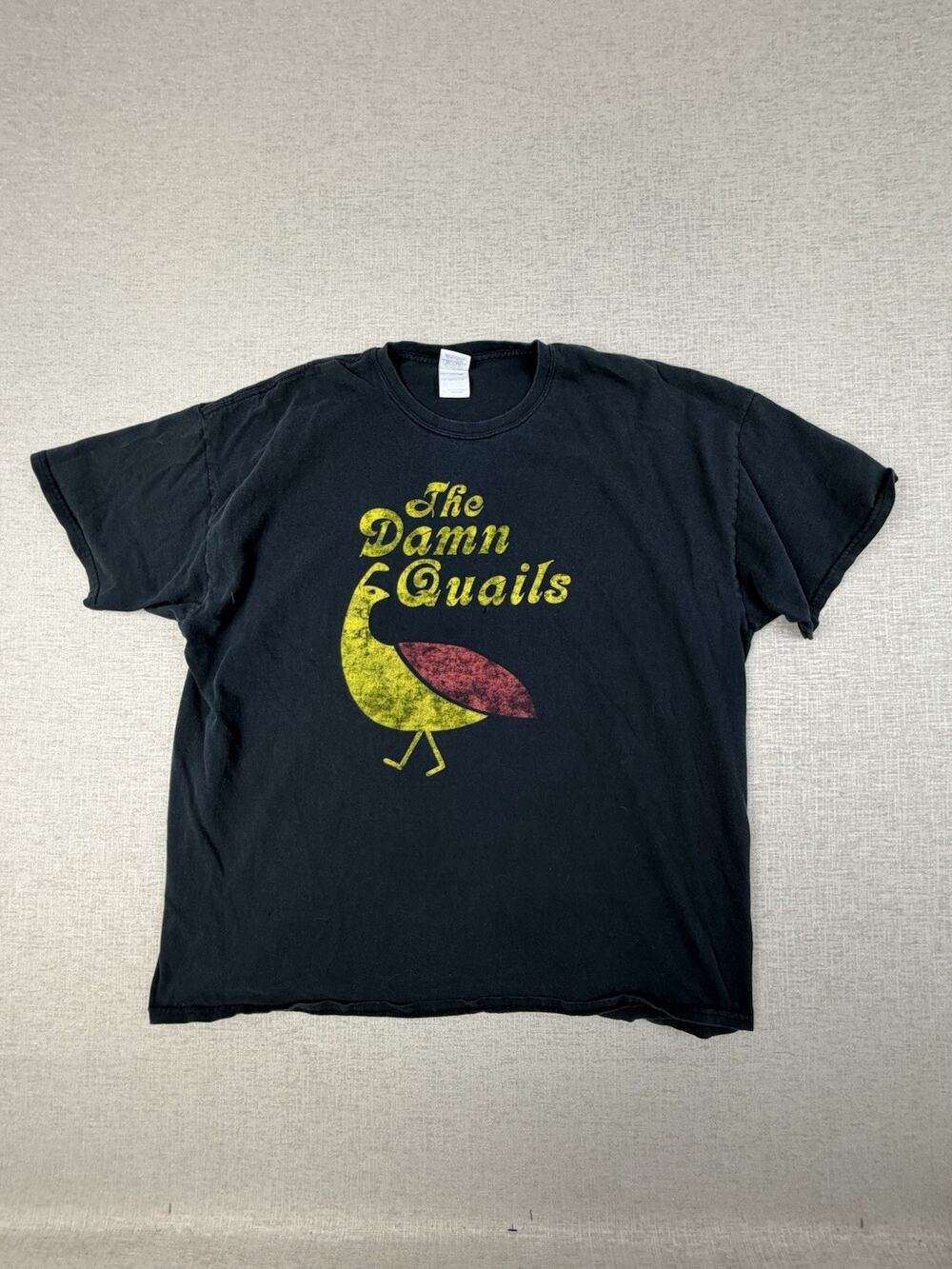 The Damn Quails Band T-Shirt 2XL Black Oklahoma Red Dirt Country READ